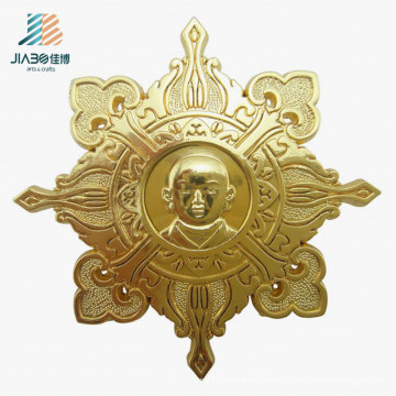 Werbe Souvenir Geschenk 3D Buddhismus Metall Emblem Abzeichen für Großhandel